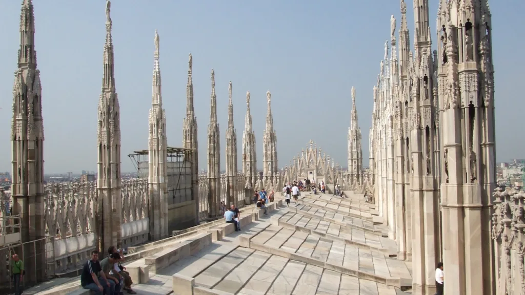 ミラノ大聖堂（ドゥオモ）の屋上