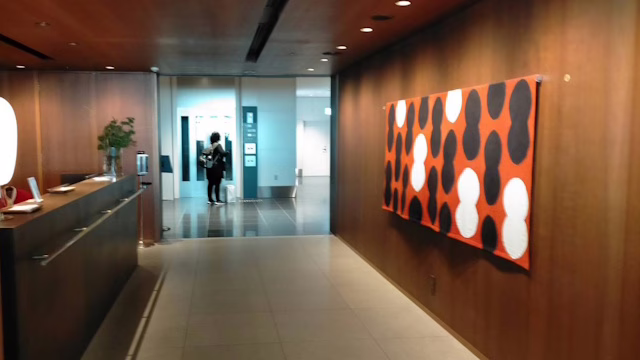 キャセイパシフィック・ラウンジ羽田空港の入口部分