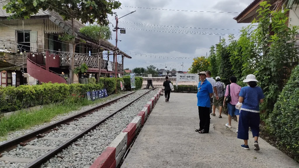 タイ国鉄のメークロン駅の先にある車止め