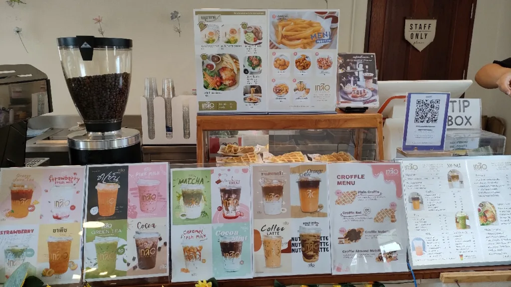 塩田カフェのメニュー